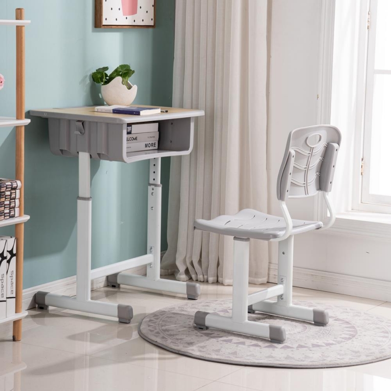 Winado Kids Desk and Chair Set,Height Adjustable Children Study Table ...