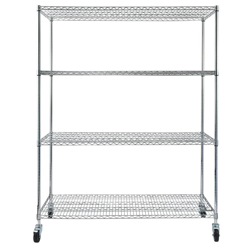Winado 4Tier Wire Shelving Unit Storage Shelves,350 Lbs Capacity winado