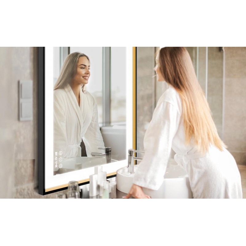 Winado 40"X24" Dimmable LED Lighted Bathroom Mirror Silvered Wall ...